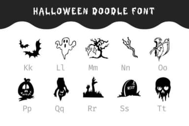 Halloween Doodle by Pui Art — Dingbats Font — thumbnail 8