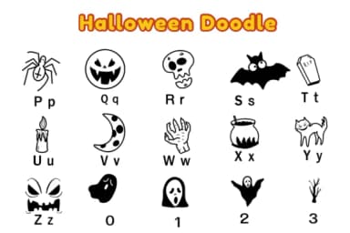Halloween Doodle by Nun Sukhwan — Dingbats Font — thumbnail 3