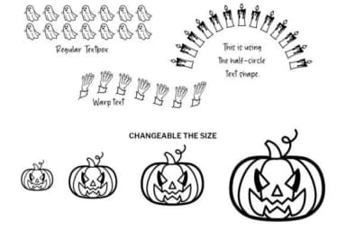 Halloween Doodle by digitalplannerland — Dingbats Font — thumbnail 4
