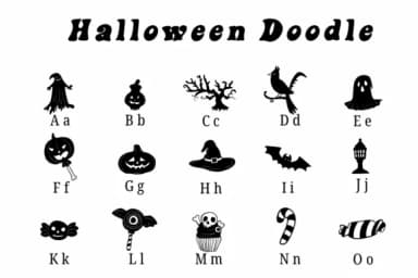 Halloween Doodle by Suphitchaya — Dingbats Font — thumbnail 2