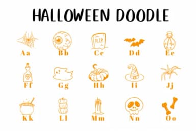 Halloween Doodle by CHANOK — Dingbats Font — thumbnail 2