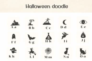 Halloween Doodle by Ketsarin — Dingbats Font — thumbnail 2