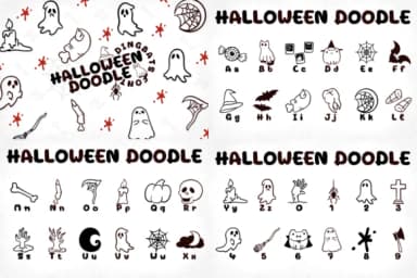 Halloween Doodle Bundle by Chonada — Dingbats Font — thumbnail 3