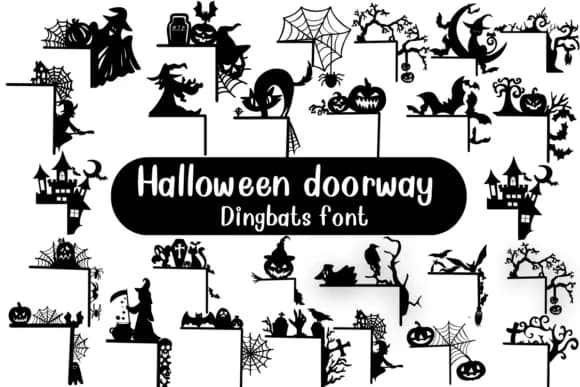 Halloween Doorway by Nongyao — Dingbats Font