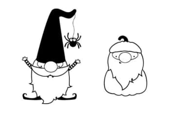 Halloween/ Fall Gnomes by Illustration Ink — Dingbats Font — thumbnail 7