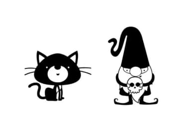 Halloween/ Fall Gnomes by Illustration Ink — Dingbats Font — thumbnail 8