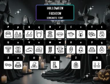 Halloween Fashion by Distiny4919 — Dingbats Font — thumbnail 3