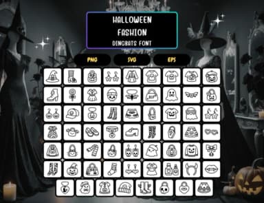 Halloween Fashion by Distiny4919 — Dingbats Font — thumbnail 5