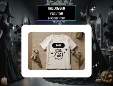 Halloween Fashion by Distiny4919 — Dingbats Font — thumbnail 6