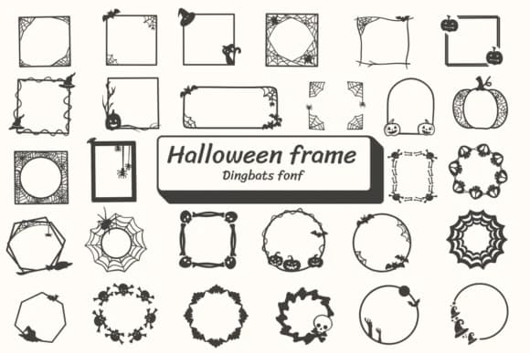 Halloween Frame by Ketsarin — Dingbats Font