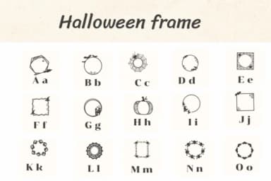 Halloween Frame by Ketsarin — Dingbats Font — thumbnail 2