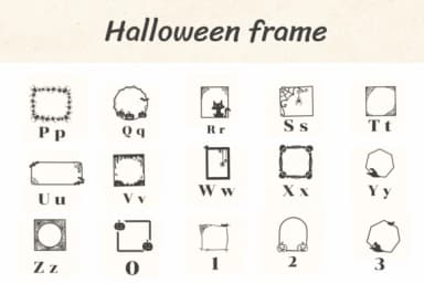 Halloween Frame by Ketsarin — Dingbats Font — thumbnail 3