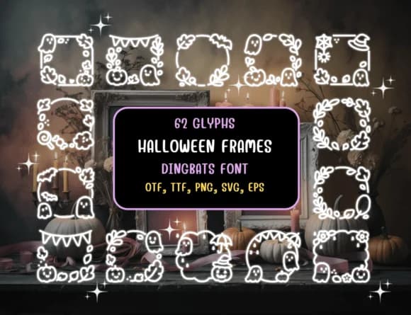 Halloween Frames by Distiny4919 — Dingbats Font