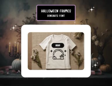Halloween Frames by Distiny4919 — Dingbats Font — thumbnail 6