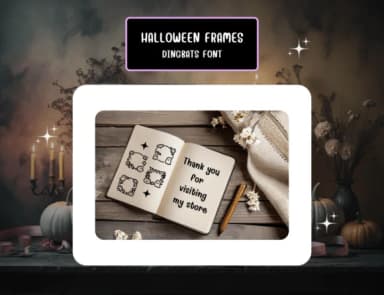 Halloween Frames by Distiny4919 — Dingbats Font — thumbnail 8