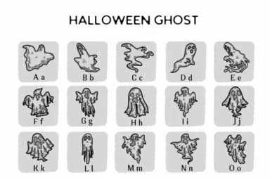 Halloween Ghost by Suphitchaya — Dingbats Font — thumbnail 2
