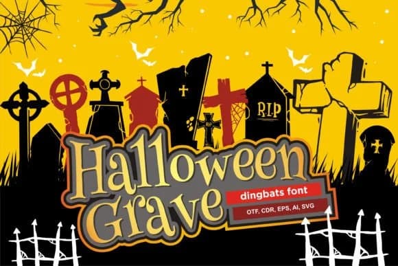 Halloween Grave by onoborgol — Dingbats Font