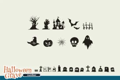 Halloween Grave by onoborgol — Dingbats Font — thumbnail 4
