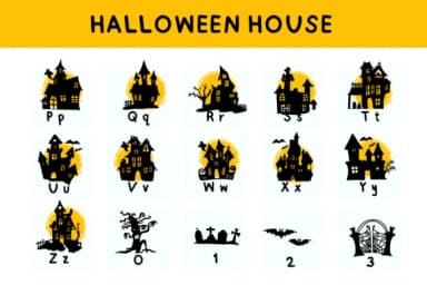 Halloween House by Bee Piyanuch — Dingbats Font — thumbnail 7
