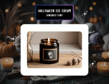 Halloween Ice Cream by Distiny4919 — Dingbats Font — thumbnail 7