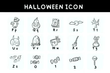 Halloween Icon by Bee piyanuch — Dingbats Font — thumbnail 6