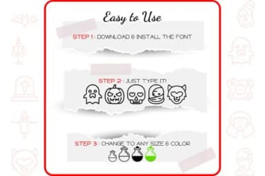 Halloween Icons by WADLEN — Dingbats Font — thumbnail 4