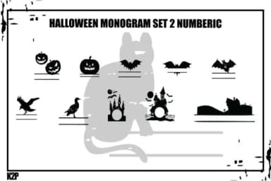 Halloween Monogram Set2 by KtwoP — Dingbats Font — thumbnail 4