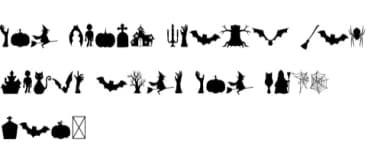 Halloween Night by Fox7 — Dingbats Font — thumbnail 8