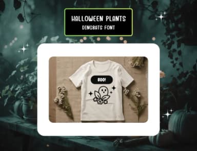 Halloween Plants by Distiny4919 — Dingbats Font — thumbnail 6