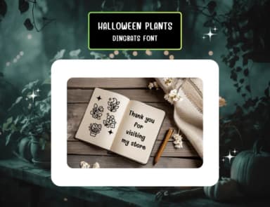 Halloween Plants by Distiny4919 — Dingbats Font — thumbnail 8