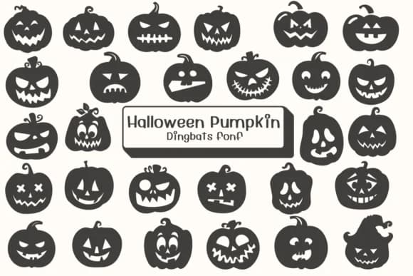 Halloween Pumpkin by Ketsarin — Dingbats Font