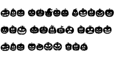 Halloween Pumpkin by Ketsarin — Dingbats Font — thumbnail 8