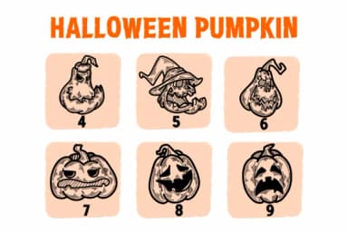 Halloween Pumpkin by Suphitchaya — Dingbats Font — thumbnail 4
