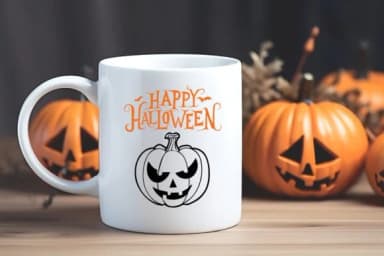 Halloween Pumpkin Doodle by Pui Art — Dingbats Font — thumbnail 7