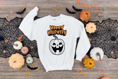 Halloween Pumpkin Doodle by Pui Art — Dingbats Font — thumbnail 8