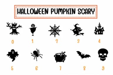 Halloween Pumpkin Scary by PraewDesigns — Dingbats Font — thumbnail 4