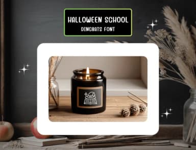 Halloween School by Distiny4919 — Dingbats Font — thumbnail 7