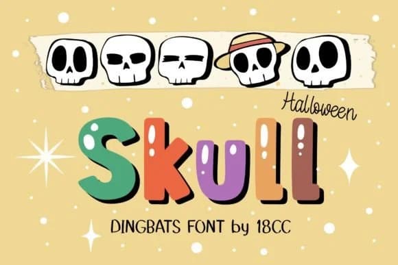 Halloween Skull by DREAMs Soul G. — Dingbats Font