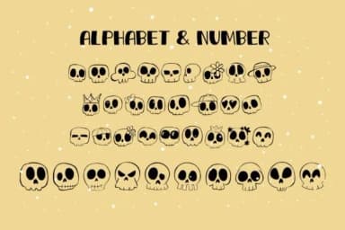 Halloween Skull by DREAMs Soul G. — Dingbats Font — thumbnail 2