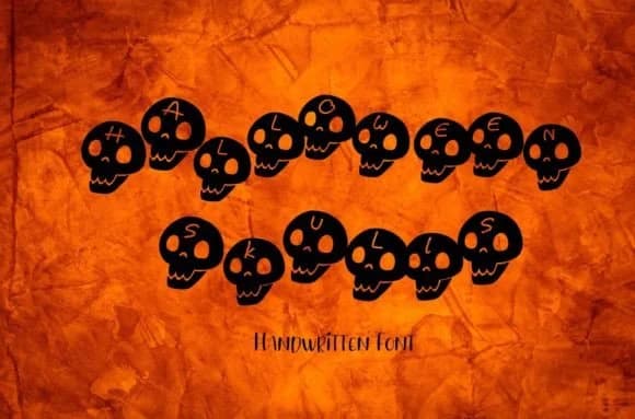Halloween Skulls by PeamCreations — Dingbats Font