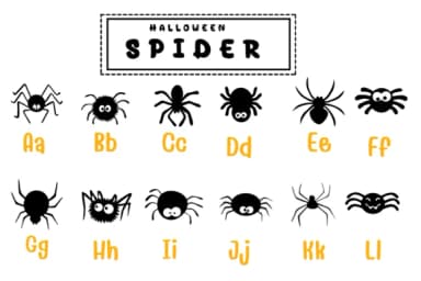 Halloween Spider by PraewDesigns — Dingbats Font — thumbnail 2