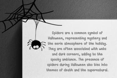 Halloween Spider by PraewDesigns — Dingbats Font — thumbnail 5