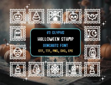 Halloween Stamp by Distiny4919 — Dingbats Font — thumbnail 1