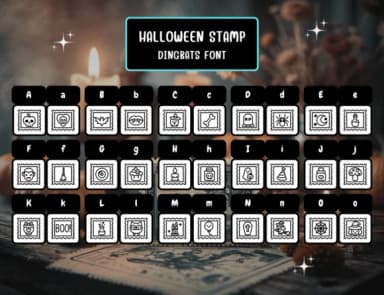 Halloween Stamp by Distiny4919 — Dingbats Font — thumbnail 2