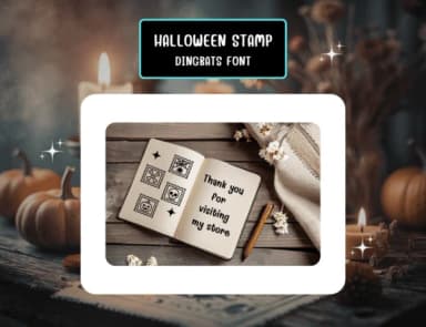 Halloween Stamp by Distiny4919 — Dingbats Font — thumbnail 8