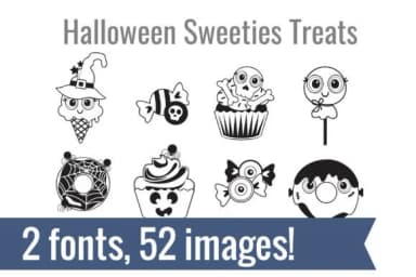 Halloween Sweeties by Illustration Ink — Dingbats Font — thumbnail 2