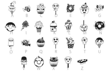 Halloween Sweeties by Illustration Ink — Dingbats Font — thumbnail 4