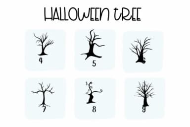 Halloween Tree by Sirinart — Dingbats Font — thumbnail 4