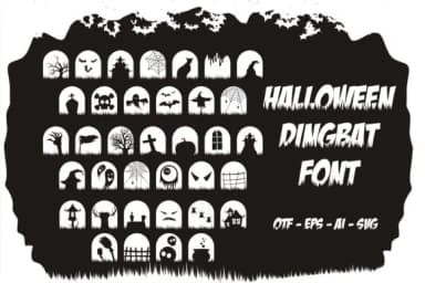 Halloween Vibes by edywiyonopp — Dingbats Font — thumbnail 1