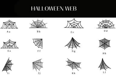 Halloween Web by Heartcraft Atelier — Dingbats Font — thumbnail 2